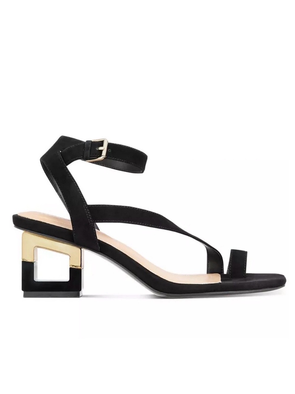 ALFANI Coreena Black Velvet Square Heel
Ankle Strap Dress Heel Sandal Sz 8 M - Picture 13 of 13
